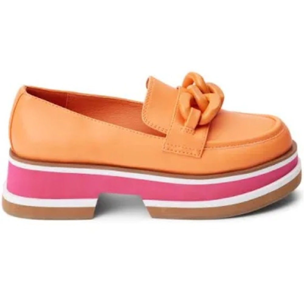 Coconuts by Matisse Orange and Pink Loafers